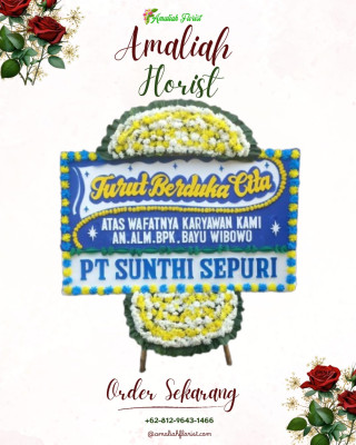Papan Bunga Duka di Girisuko